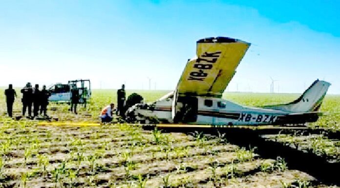 Una persona muerta y dos lesionadas dejo un presunto accidente de una avioneta