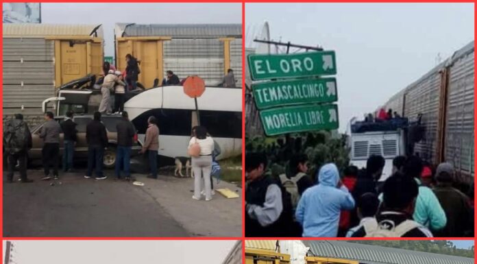 Fatal choque de tren y autobús deja al menos 8 muertos en Edomex