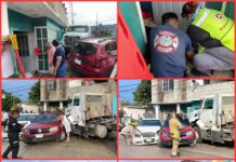 Tráiler sin control arrasa con autos y se incrusta en casa en Ciudad Madero