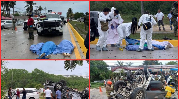 Familia de Monterrey muere en accidente en Cancún