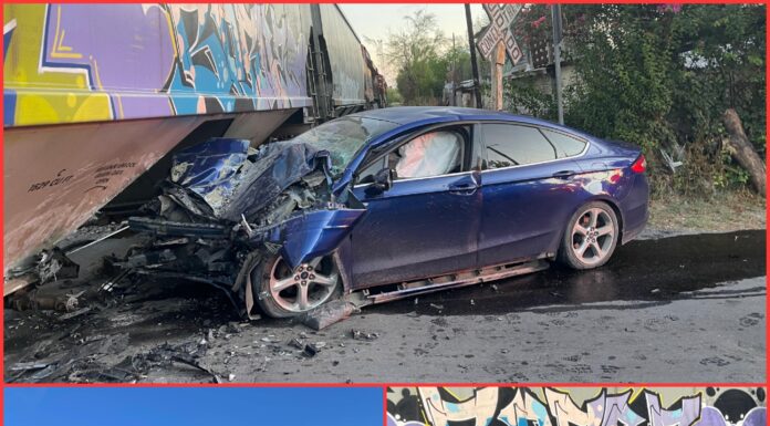 Accidente en Nuevo Laredo: hombre muere al chocar contra tren