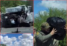 Accidente en Boca Chica deja un muerto y un herido