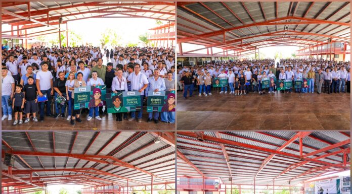 Entrega de Becas Benito Juárez impulsa educación en Reynosa