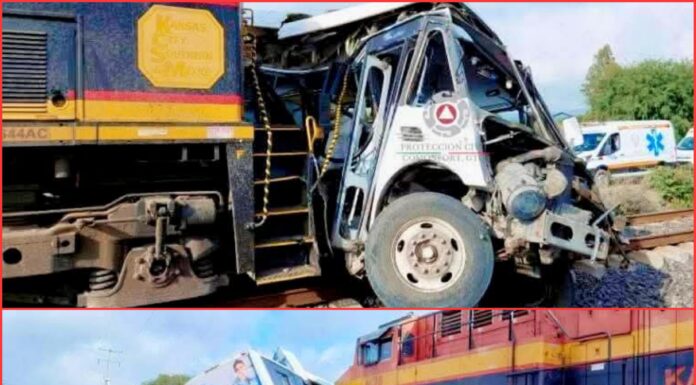 Choque entre tren y autobús en Guanajuato deja 5 muertos