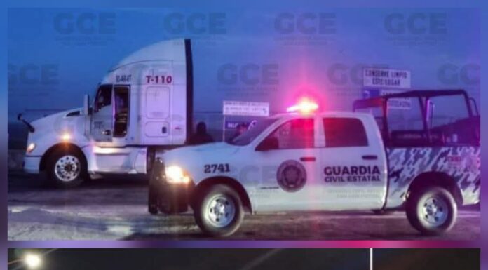 Trailero es rescatado maniatado en la carretera 57D