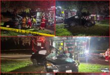 Choque de madrugada deja tres jóvenes heridos