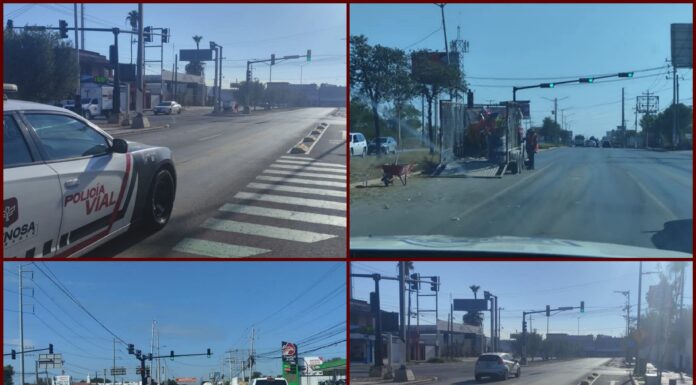 Reynosa activa operativo de verificación de semáforos