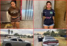 Detienen en Texas a dos mujeres con auto robado