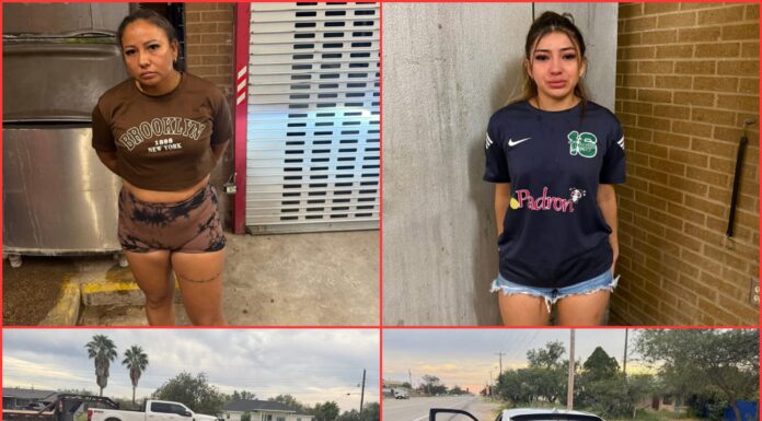 Detienen en Texas a dos mujeres con auto robado