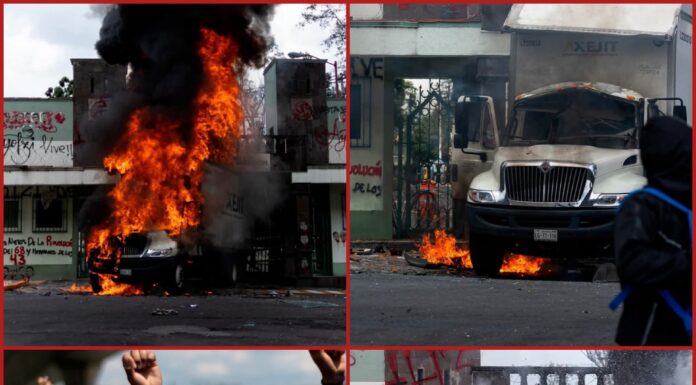 Camión impacta y explota en Campo Militar 1-A, CDMX