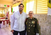 Asistió Alcalde Carlos Peña Ortiz a toma de protesta de Comandante de la Octava Zona Militar