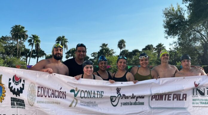 Excelente participación del equipo de natación del INDET Reynosa en Torneo Estatal