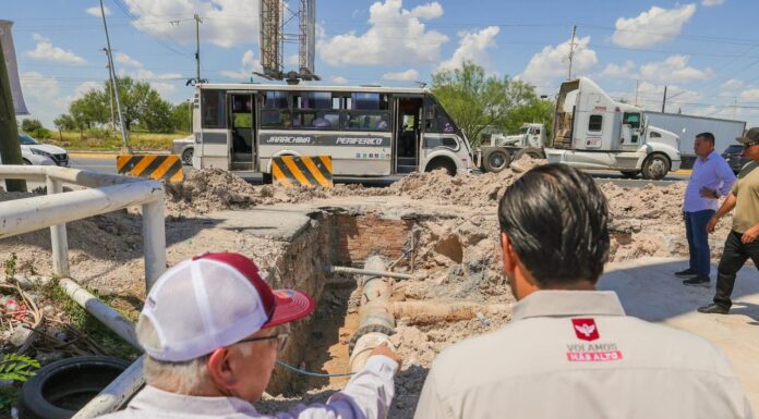 Obra hidráulica en Lomas de Jarachina mejora servicio de agua potable
