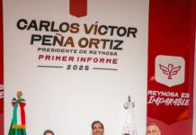 Carlos Peña rinde informe y afirma: “Reynosa es imparable”
