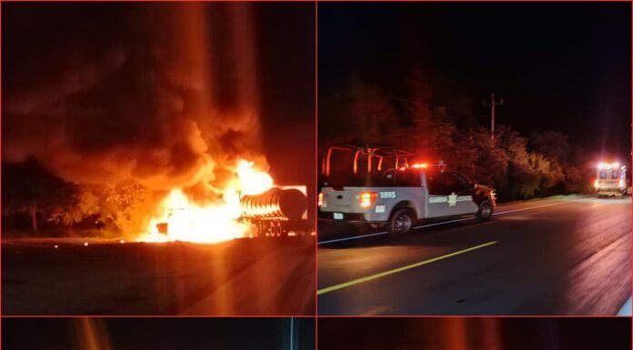 Accidente entre tráileres cierra carretera Victoria-Tampico