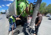 Realizó COMAPA acciones de limpieza y sondeo de drenaje en diversos sectores de la ciudad