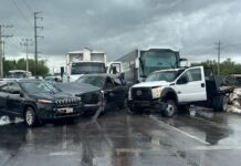 Accidente en Reynosa deja cuatro lesionados y caos vial