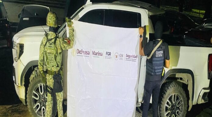 Vehículos y arsenal son asegurados en Jaumave