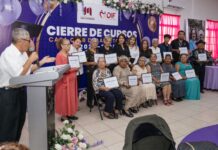 DIF Matamoros concluye talleres en la Casa Club del Adulto Mayor