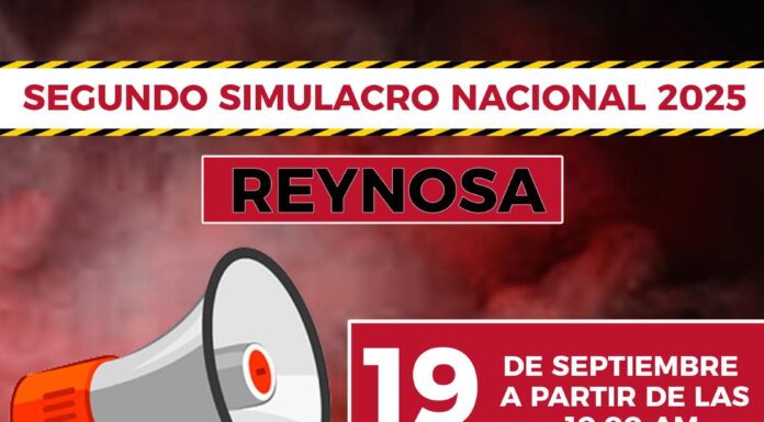 Conmemora PCyB-Reynosa Día Nacional de la Protección Civil con simulacros