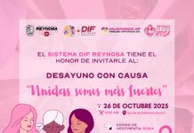 Invita DIF-Reynosa al Desayuno con Causa “Unidas Somos Más Fuertes”