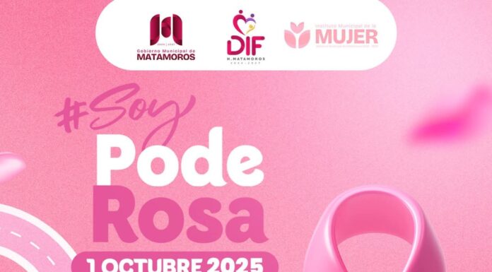 Caminata “Soy PodeRosa” impulsa lucha contra el cáncer de mama