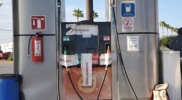 Profeco inmoviliza gasolinera en Reynosa por irregularidades