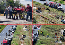 Trabajadores de la COMAPA quedan atrapados en drenaje colapsado en Padilla