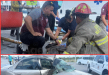 Accidente en Nuevo Laredo deja a joven en estado crítico