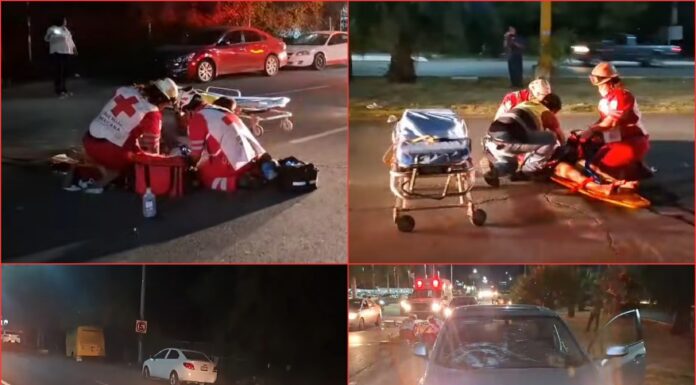 Sangriento accidente en carretera Monterrey: joven en estado crítico