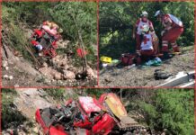Accidente en carretera Rumbo Nuevo deja un herido grave