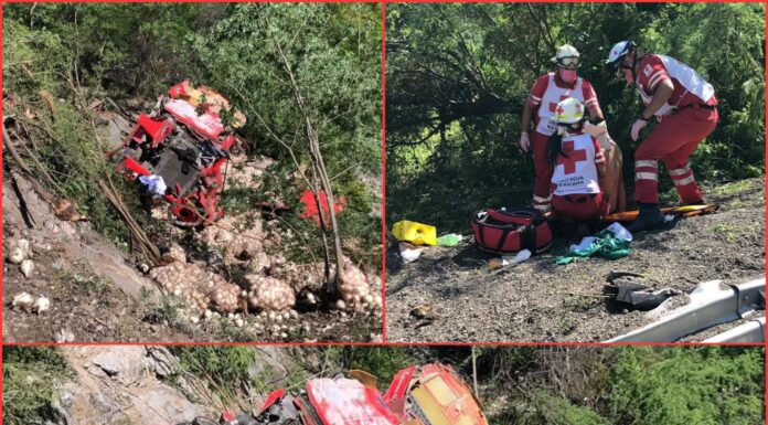 Accidente en carretera Rumbo Nuevo deja un herido grave