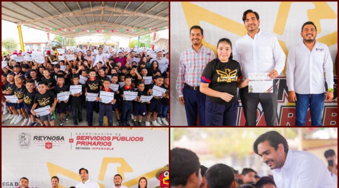 Reconoce Alcalde a Guardianes del Orden en la Primaria Moctezuma