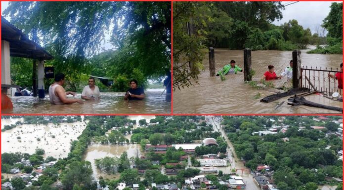 Lluvias provocan inundaciones en Álamo y dejan familias afectadas