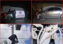 Cámara clandestina y vehículo robado son asegurados por Guardia Estatal en Reynosa