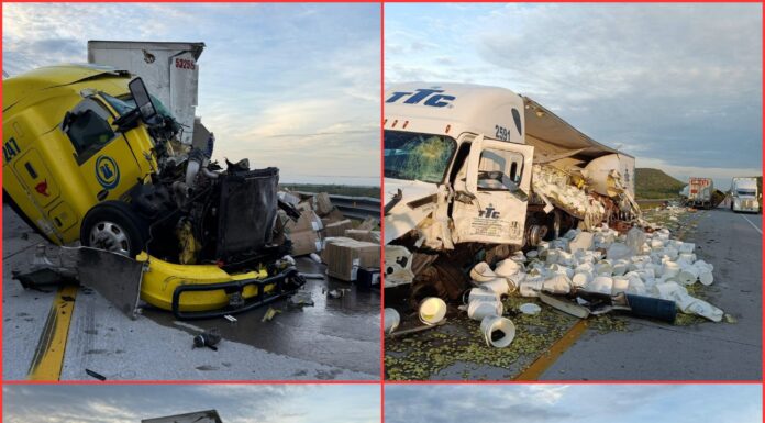 Muere conductor tras brutal choque en carretera de Sonora