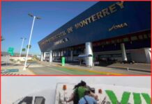Hombre fallece a bordo de un avión en el Aeropuerto de Monterrey