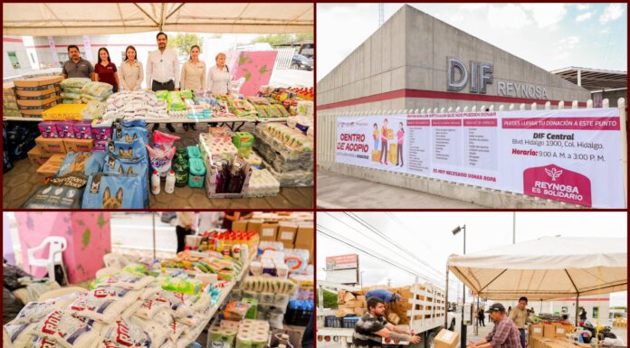 Reynosa se une por Veracruz con colecta solidaria