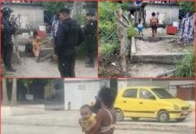 Hombre fuera de sí deambula con bebé en brazos y causa pánico