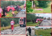 Choque frontal deja cinco muertos y cuatro heridos