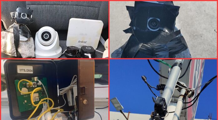 Guardia Estatal retira cámaras clandestinas en Reynosa