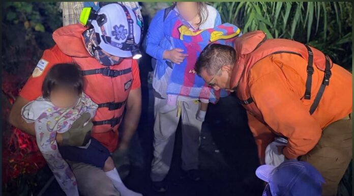 Rescatan familia guatemalteca extraviada tres días en el Río Bravo