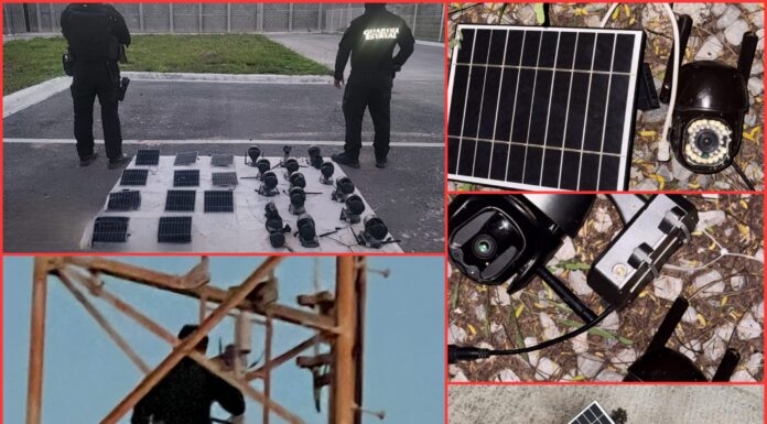 Guardia Estatal desmantela red de videovigilancia del crimen organizado en Reynosa