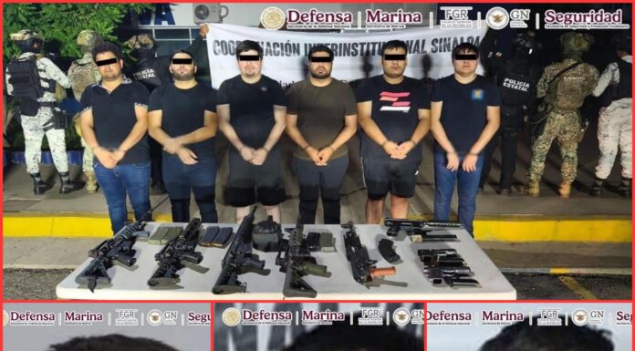 SEIS DETENIDOS Y LÍDER ABATIDO EN OPERATIVO CONTRA CÉLULA CRIMINAL EN CULIACAN