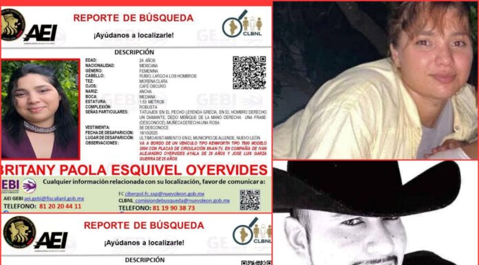 Desaparecen tres jóvenes de Allende, Nuevo León, rumbo a Reynosa