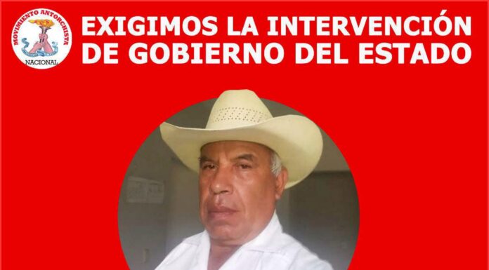 Levantan a dirigente antorchista en Veracruz; exigen respuesta inmediata del gobierno