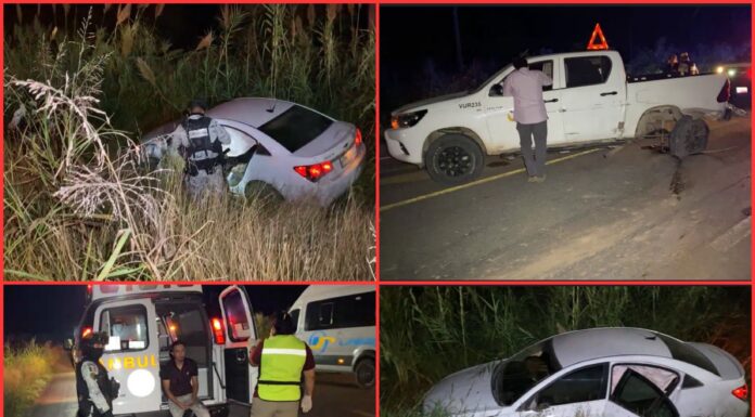 Choque en la carretera Mante–Limón deja solo daños materiales