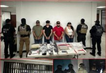 Detienen a cuatro presuntos miembros de un grupo criminal en Matamoros