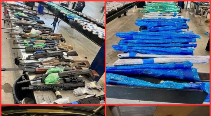 Detienen a padre e hijo por contrabandear casi 400 armas hacia México