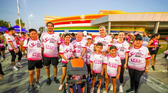 Compiten «Por Ellas, Por Ti, Por Todas» en Reynosa contra el cáncer de mama
